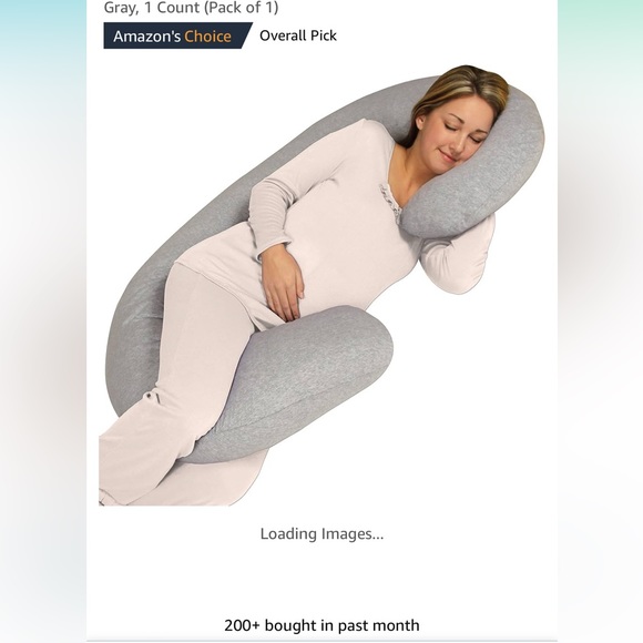 Leachco pregnancy pillow with two covers - Picture 1 of 3